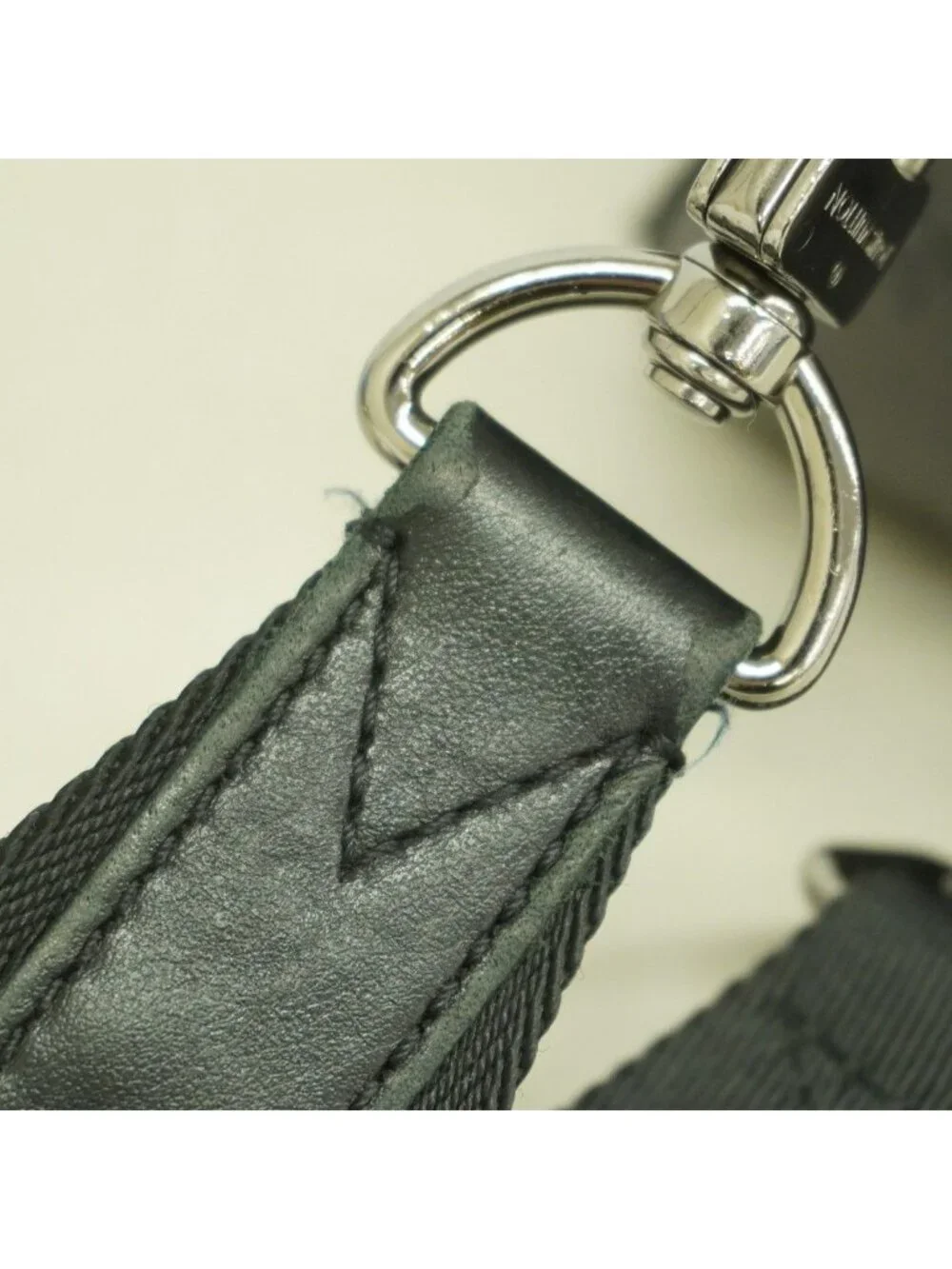 Louis Vuitton Shoulder Bag Monogram Eclipse City Keepall Black Gray